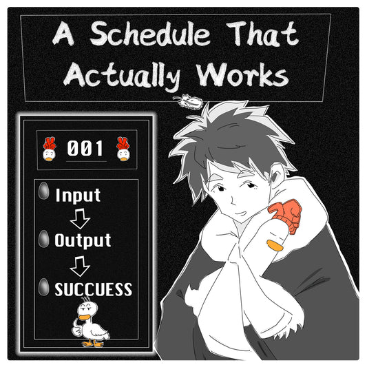 A 100 Days digital Schedule… with some gags inside. That’s pretty much it.